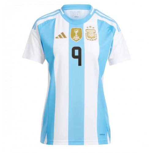 Argentina Julian Alvarez #9 Domaci Dres za Ženska Copa America 2024 Kratak Rukavima